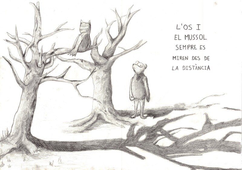 L'os i el mussol sempre es miren des de la distància.